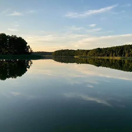 بيت خشبي Cisy Resort-bon Turystyczny,,ogrodzony Teren Na Wylacznosc,150 M Od Jeziora *