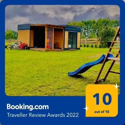 Domek letniskowy Cisy Resort-bon turystyczny,,ogrodzony teren na wyłączność,150 m od jeziora