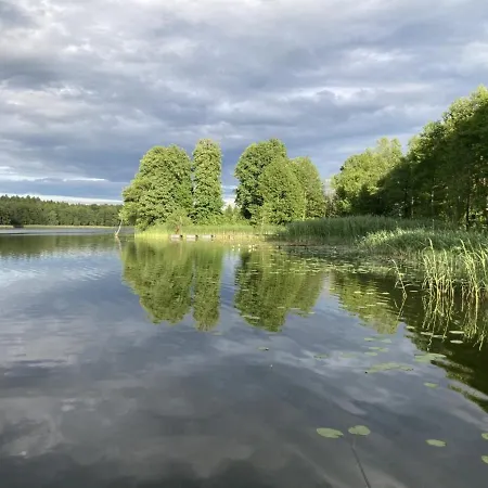 Cisy Resort-bon Turystyczny,,ogrodzony Teren Na Wylacznosc,150 M Od Jeziora بيت خشبي